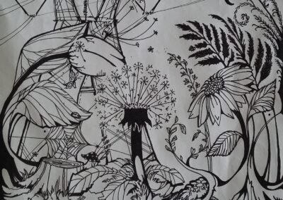 nature_natur_tegning_blomster_flowers_blackdrawing