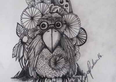 bird_fugl_tegning_drawings_art_kunst_mønster_pencildrawing_blyantstegning
