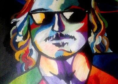 Colours_farver_Faces_ansigter_Art_kunst_Kontraster_solbriller