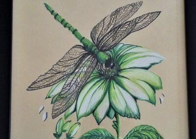 guldsmed på blomst